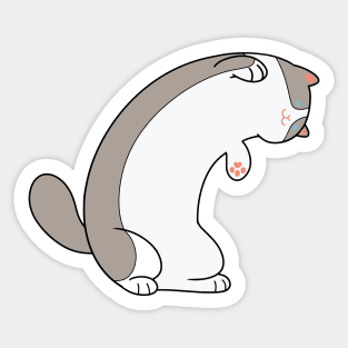 Silly Long Cat Sticker